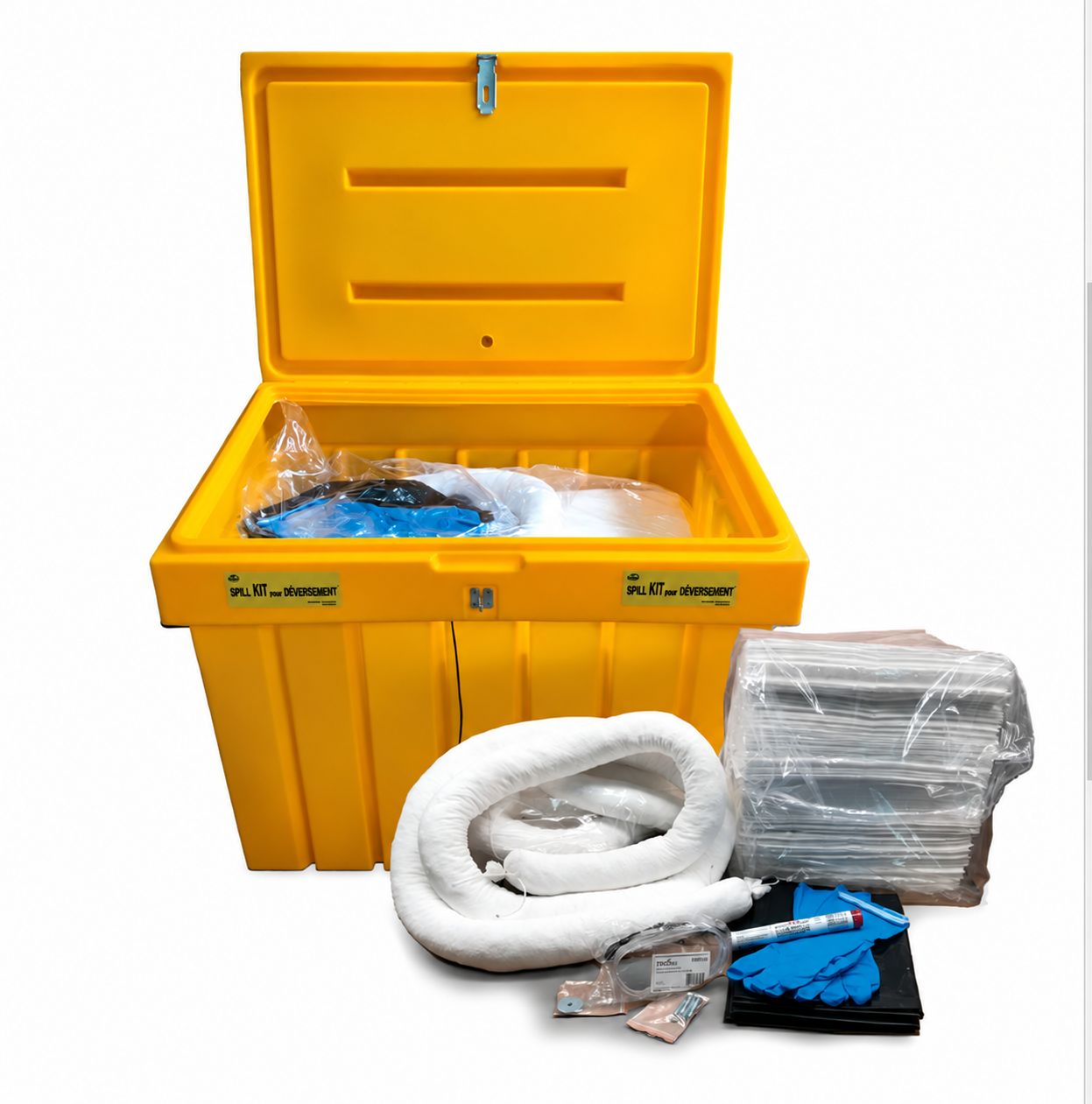 Trousse de déversement pour marina