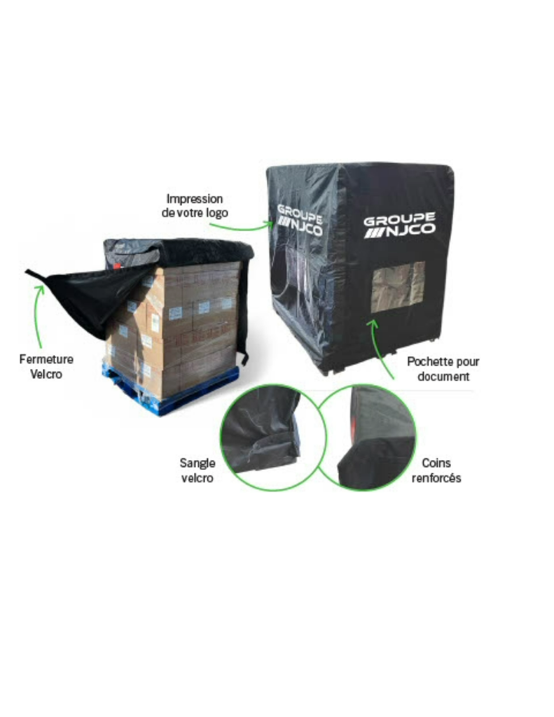 Protective cover for pallets and displays 